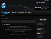 Tablet Screenshot of nationalgamers.net